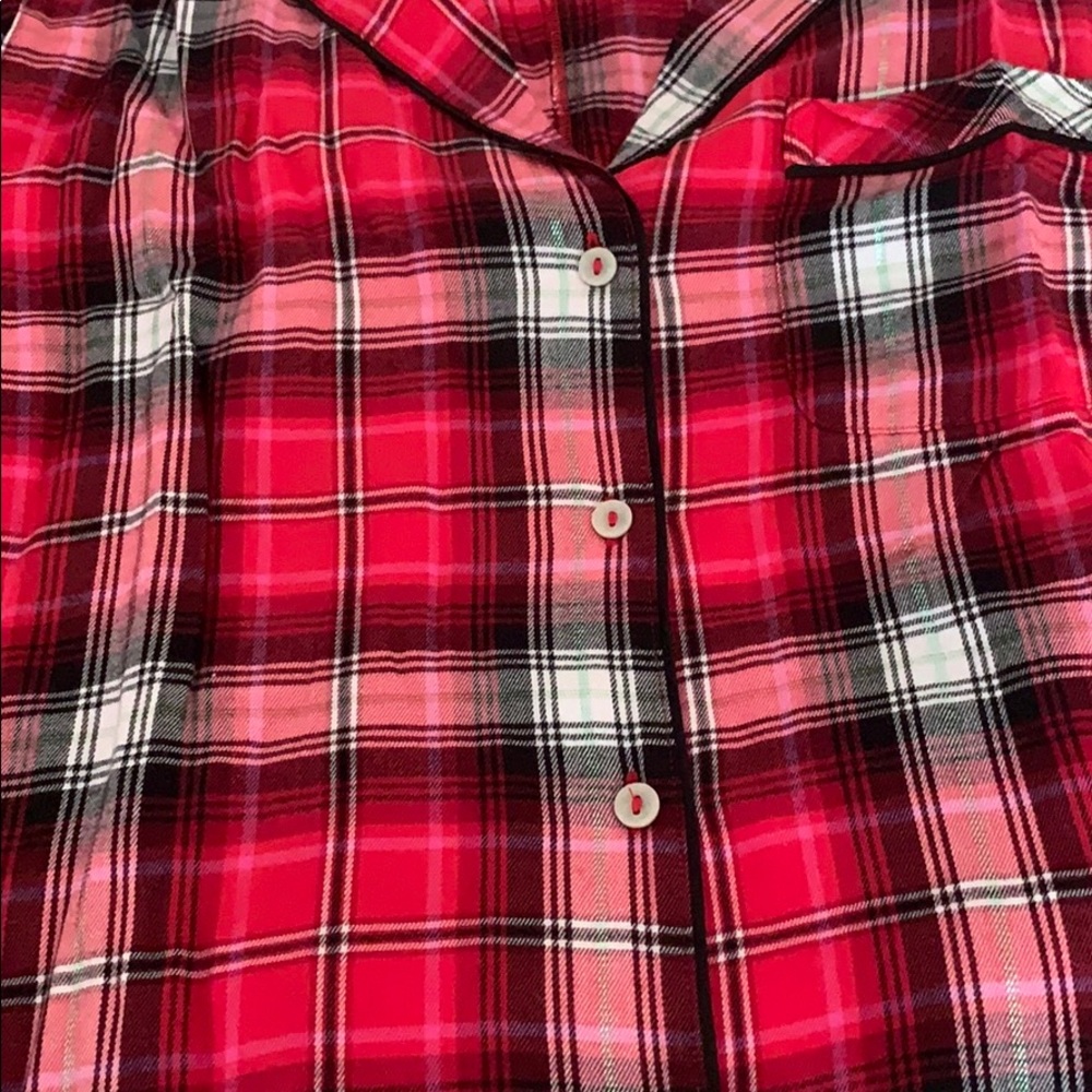 Victoria Secret Flannel Tie Romper - Picture 10 of 11